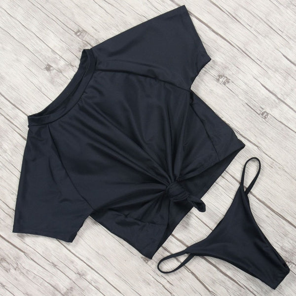 RUUHEE Sexy Bikini Swimwear Sunscreen Swimsuit Bikini Push Up Sexy Women Bathing Suit Beachwear Female