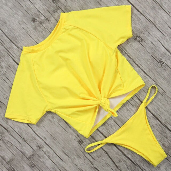 RUUHEE Sexy Bikini Swimwear Sunscreen Swimsuit Bikini Push Up Sexy Women Bathing Suit Beachwear Female
